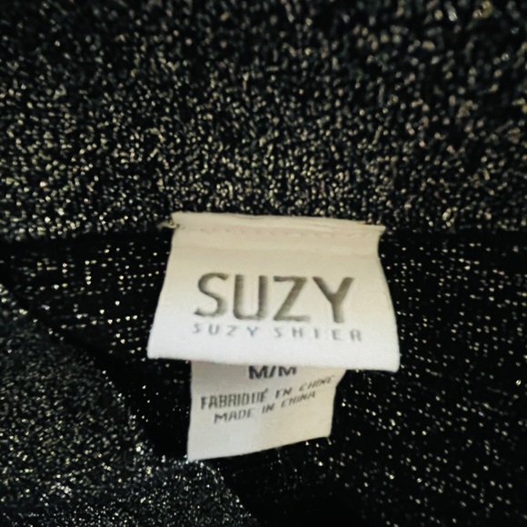 SUZY SHIER Bandage Style Pewter BODYCON Pencil SKIRT Size Medium - Picture 6 of 12